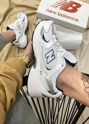 Мужские кроссовки new balance 530 white silver,кроссовки нью баланс 530 белый nb унисекс7 фото