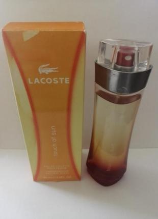 Lacoste touch of sun жіноча туалетна вода 90мл