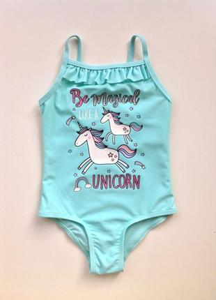 Купальник c принтом "єдинороги" primark