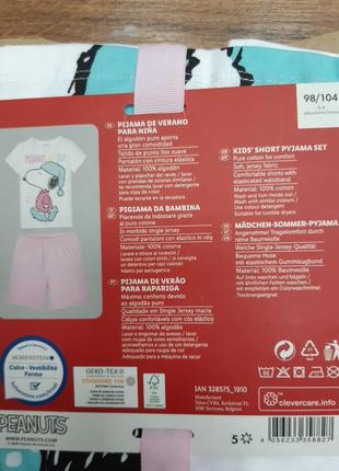 Комплект: футболка и шорты, летняя пижама, disney5 фото