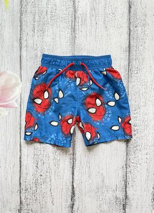 Круті пляжні шорти, плавки, купальник spider-man marvel 3-4 роки1 фото