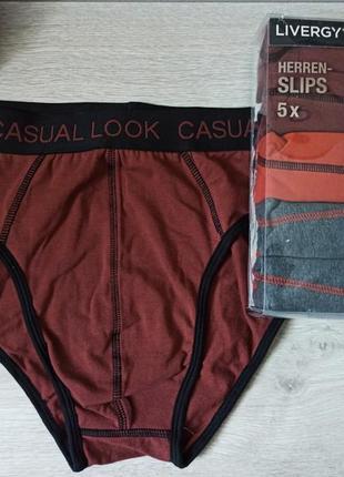 💥sale💙набор 5 шт. мужские трусы  слипы ливерджи livergy m