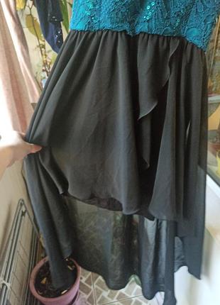Нарядна сукня плаття шифон8 фото