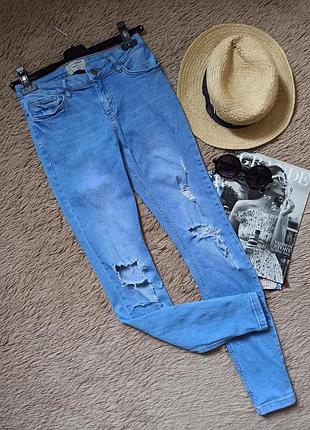 Круті рвані джинси скінні/штани/брюки