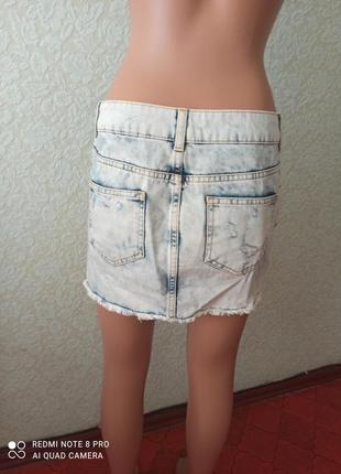 Брендовоя джинсовая юбка3 фото