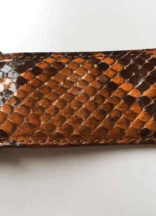 Шикарний брендовий ремінь зі шкіри рептилії змії7 фото