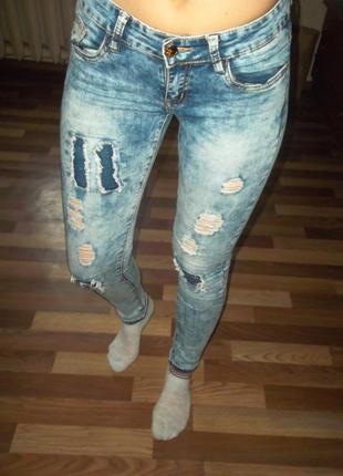 Шикарные джинсы,модные miss rj
