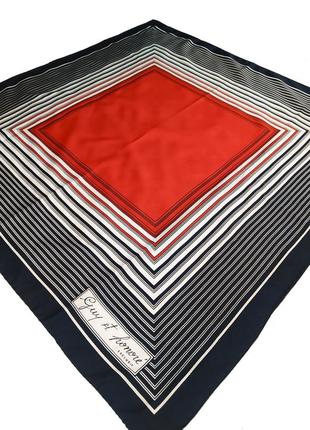 Guy st. honore винтажный платок, каре, италия (77×77см)1 фото