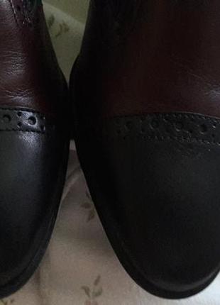 Новые кожаные туфли в стиле оксфордов4 фото