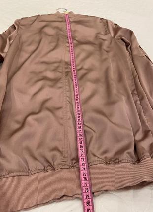 Длинный ромпер, ветровка,пиджак carli bubei missguided коричневый нюдовый цвет s,m4 фото