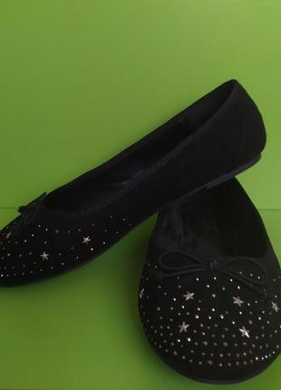 Туфлі чорні балетки primark, 5/38