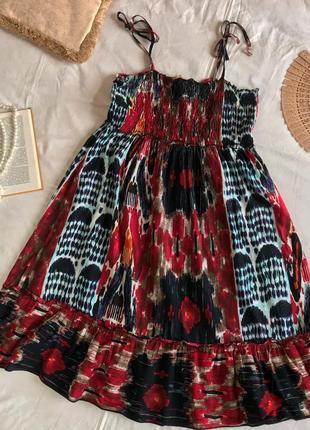Эксклюзивное летнее платье-сарафан из натурального хлопка heaven (размер 38-40)1 фото