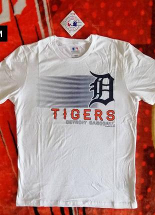 Оригинал. футболка genuine merchandise x mlb detroit tigers.