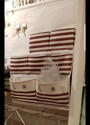 Органайзер кишені настінний для ванни дитячої гардеробної кімнати органайзер підвісний 3 кишені 7 кишень6 фото