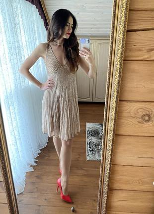 Платье в стеклярус miss selfridge (asos)