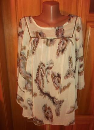 Блуза туника легкая р.s - m - once