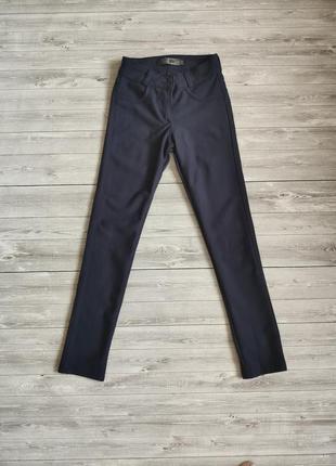 Синие скины стрейчевые ayugi jeans для школы девочке 10-11 лет (140 см)