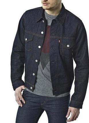 Джинсовка куртка levis slim fit trucker jacket м 72530  левис джинсовая levi's