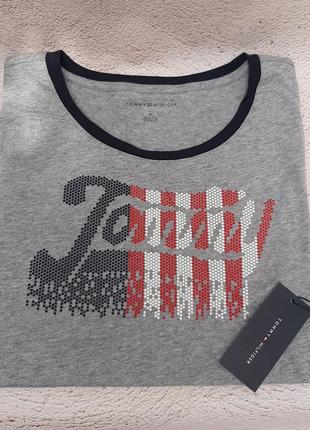Футболка женская оригинал black tommy hilfiger m2 фото