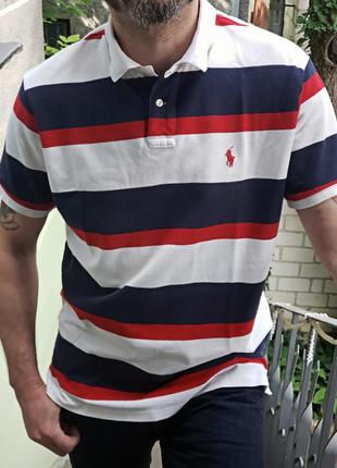 Футболка поло polo ralph lauren original р.xl (ш57/д74-78)