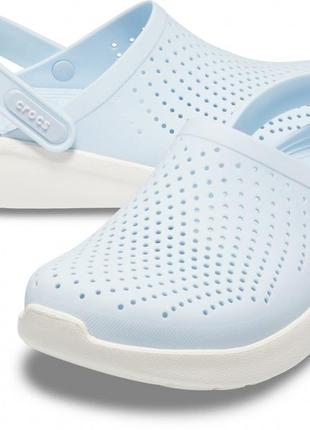 Кроксы crocs literide clog mineral bluewhite оригинал 36 37 38 39 40-413 фото