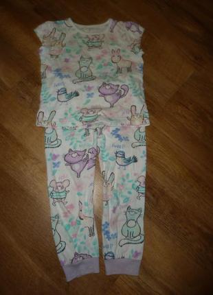 George трикотажная пижама на 4-5 лет