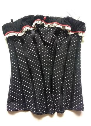 6-8 новый романтичный формирующий корсет корсаж из микрофибры ann summers