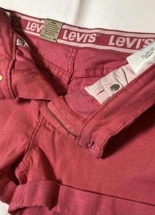 Джинсовые шорты левис, шорты levis, левайс оригинал4 фото