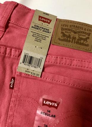 Джинсовые шорты левис, шорты levis, левайс оригинал6 фото