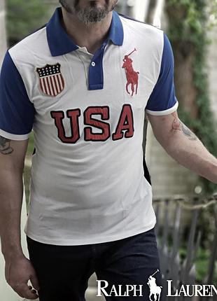 Футболка поло polo ralph lauren usa original — цена 1390 грн в