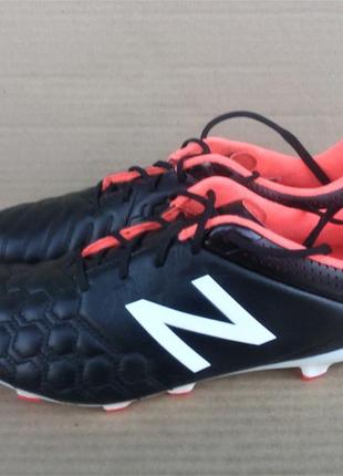 Бутсы new balance visaro pro k lite leather soccer cleat msvrkfbl оригинал натуральная кожа3 фото