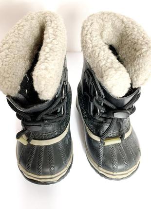 Sorel детские зимние теплые ботинки сапоги. не промокают. оригинал.4 фото