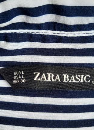 Вискозная полосатая рубашка zara5 фото