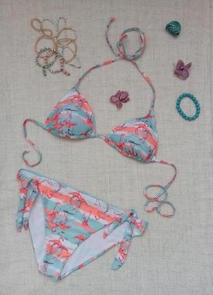 Яркий купальник фламинго esmara m-l 👙