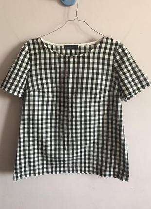 Блуза  в клітку віші м