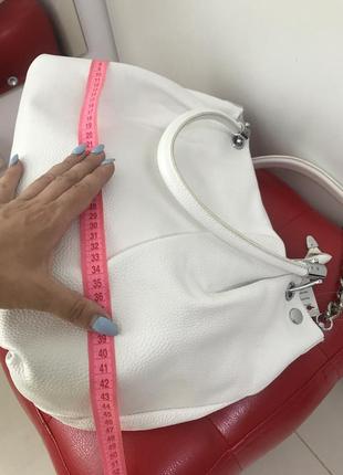 Кожаная сумка сумка шопер сумка на плечо кроссбоди сумка с короткими ручками италия6 фото