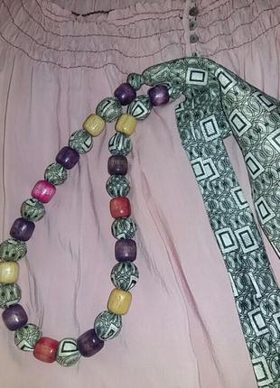 Шикарное натуральное ожерелье. швейцария.