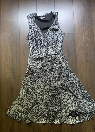 Шовкова сукня jeff gallano розмір м10 фото