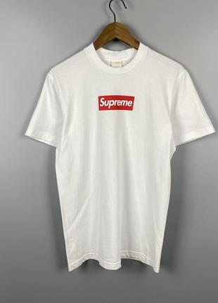 Supreme box logo 20th anniversary оригинальная футболка