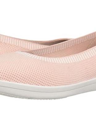 Легкие туфли лоферы слипоны calrks 7us 24см