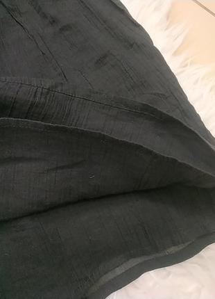 Легкий тонкий черный топ майка блуза4 фото
