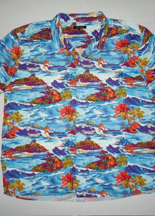 Гавайська сорочка peacocks regular fit cotton 2019г гавайка (xxxl)