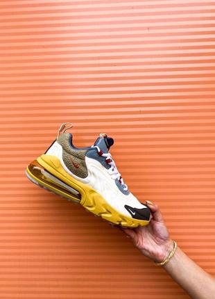 Жіночі кросівки nike air max 270 react travis scott,кросівки найк аїр 270 реактив кактус трейлз