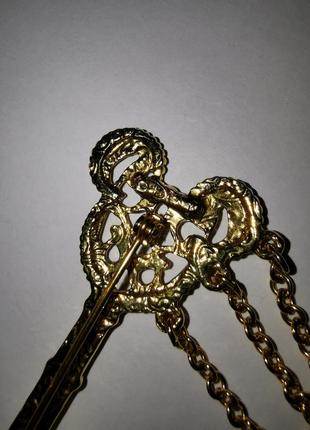Вінтажна брошка disney ключ з ланцюгами ланцюжка mickey mouse7 фото