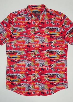 Рубашка  гавайская primark aloha maui cotton гавайка (l)1 фото
