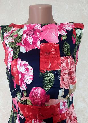 Яскраве міні сукня в квіти 2