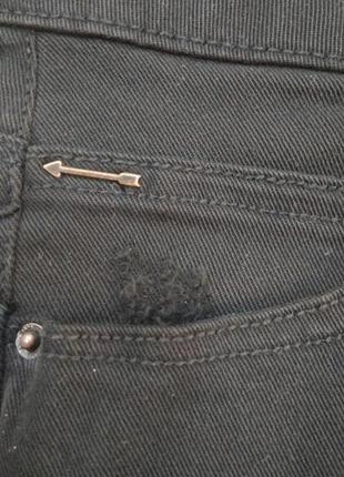 Шорты, женские, джинсовые, черные, стрейч, c&a, размер eur36/ru42, 78643 фото