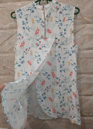 Блуза туника в нежный цветочный принт primark, eur 405 фото