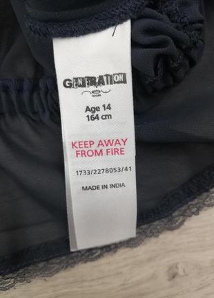 Фірмова мила шифонова блуза з рюшем і широкими рукавами new look8 фото