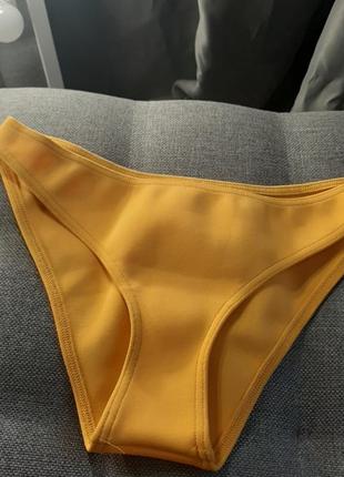 Плавки от купальника желтые asos